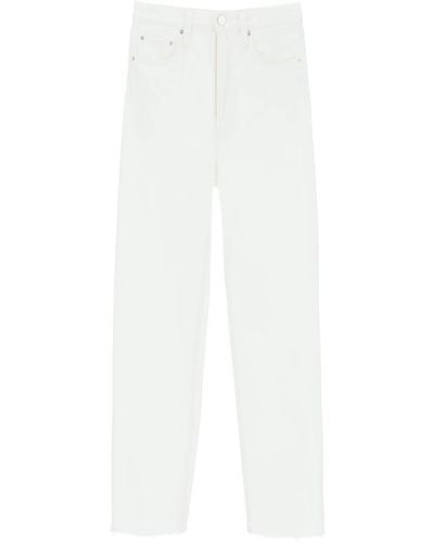 Totême Jeans Classic Cut In Cotone Organico - Bianco