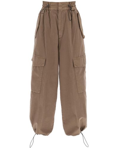 Closed Nyack Cargo Pants In Technical Cotton - Brown
