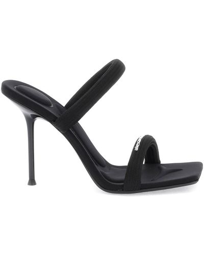 Alexander Wang Julie Sandals With Tubular Straps - Black