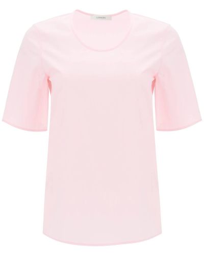 Lemaire Cotton T-shirt - Pink