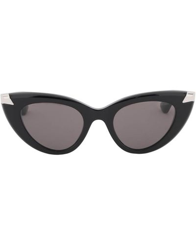 Alexander McQueen Punk Rivet Cat-Eye Sunglasses For - Black