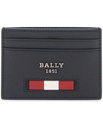 Bally Leather Bhar Cardholder - Gray