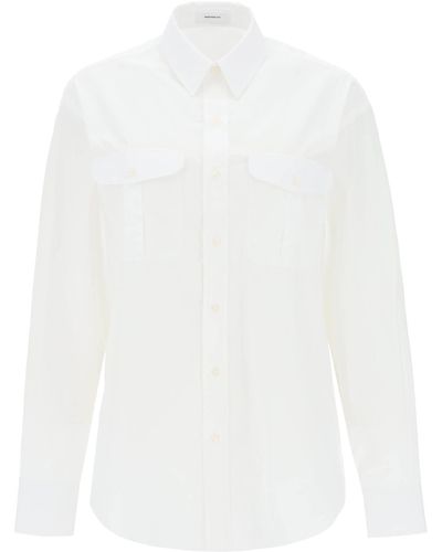 Wardrobe NYC Maxi Camicia - Bianco