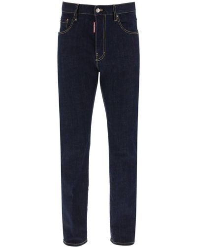 DSquared² 642 Jeans In Dark Rinse Wash - Blue