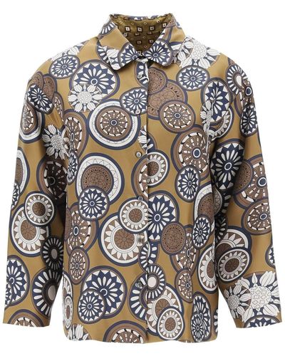 Max Mara 'Timeshirt' Reversible Shirt - Brown