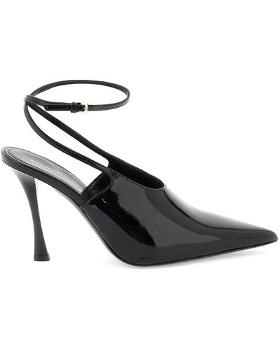 Givenchy Patent Leather Slingback Pumps - Black