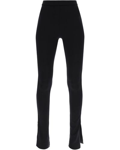 Off-White c/o Virgil Abloh Leggings con bande logate - Nero