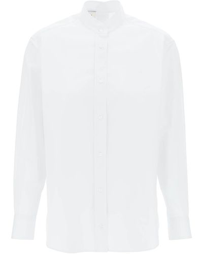 Fendi "Korean-Style Collared Shirt - White