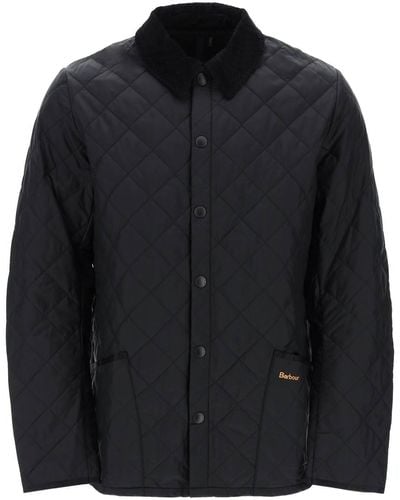 Barbour Giacca Trapuntata Heritage Liddesdale - Nero