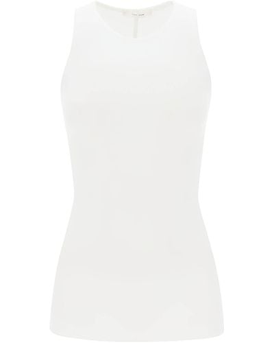 The Row Hau Rib Knit Top - White