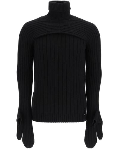 Fendi Convertible Sweater - Black