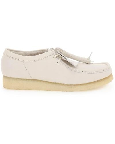 Clarks Wallabee Cup Lace-up Shoes - White