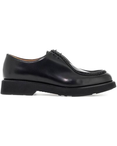 Church's "Nelly Brushed Leather Lace-Up - Black