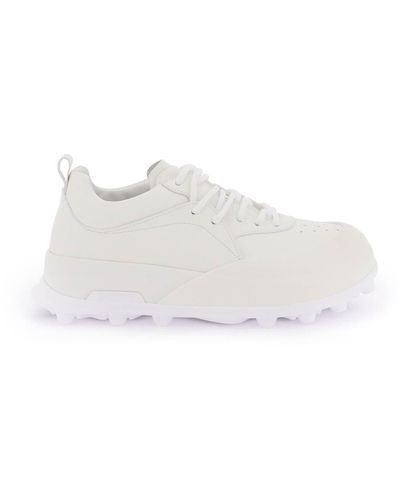 Jil Sander Orb Trainers - White