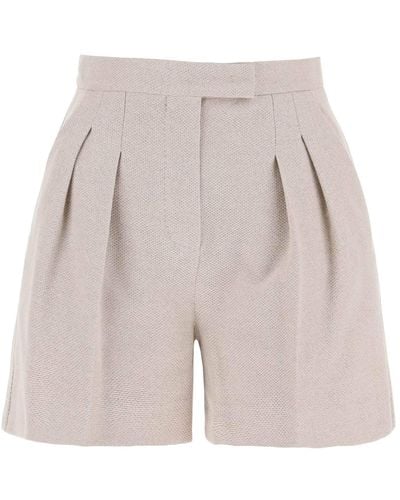 Max Mara "Jessica Cotton Jersey Shorts For " - Multicolour