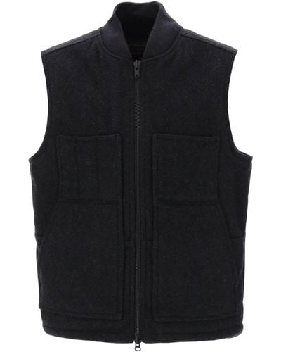 Filson Mackinaw Wool Vest - Black