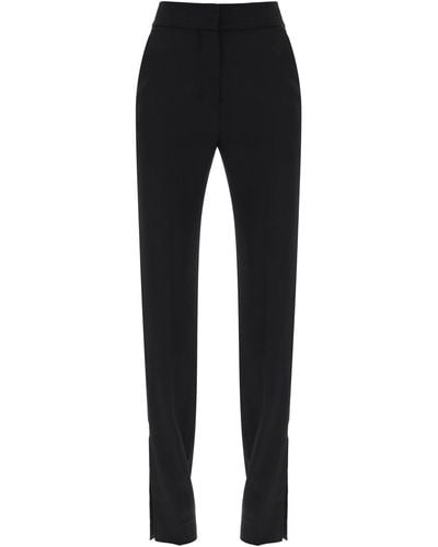 Jacquemus 'le Pantalon Tibau' Slit Trousers - Black