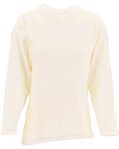 Maison Margiela Crewneck Sweatshirt With Numerical - White
