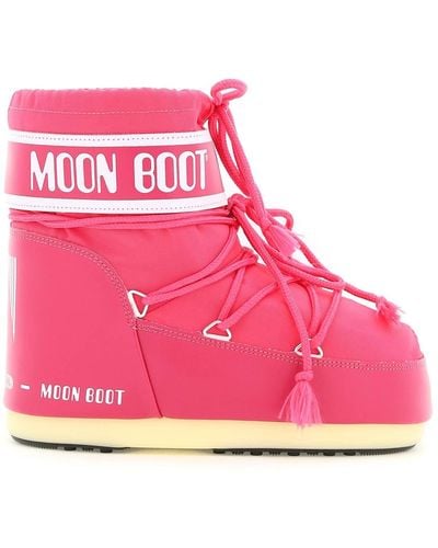 Moon Boot Icon Low Apres-ski Boots - Pink