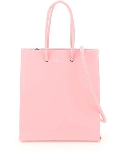 MEDEA Leather Short Bag - Pink