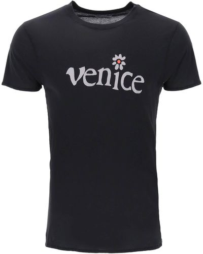 ERL Venice Print T-Shirt - Black