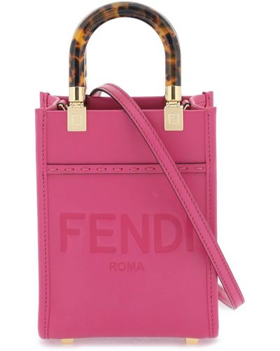Fendi Sunshine Mini Tote - Pink