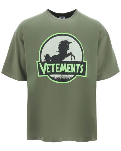 Vetements 'wild Unicorn' T-shirt - Green