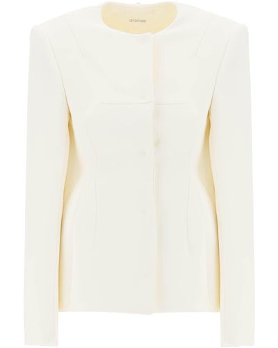 Sportmax "Tailored And Cocoon-Shaped - White