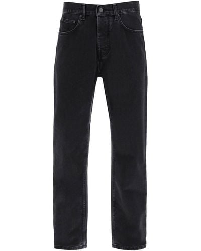 Carhartt Jeans Loose In Denim Organico - Blu
