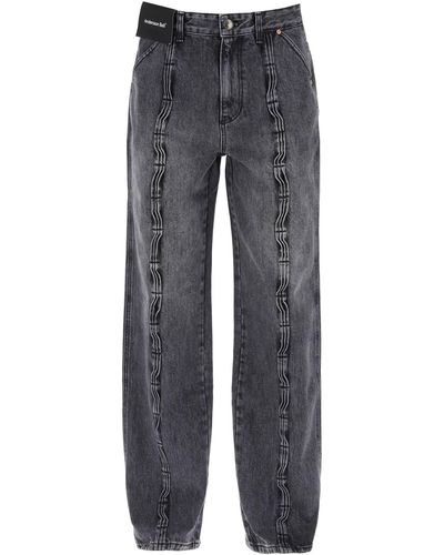ANDERSSON BELL Wave Wide Leg Jeans - Grey