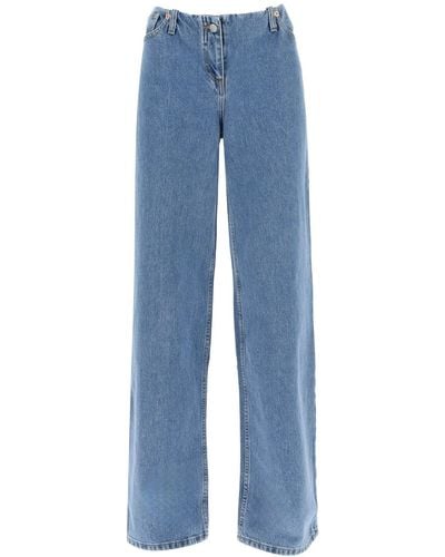 Magda Butrym Low Waist baggy Jeans - Blue