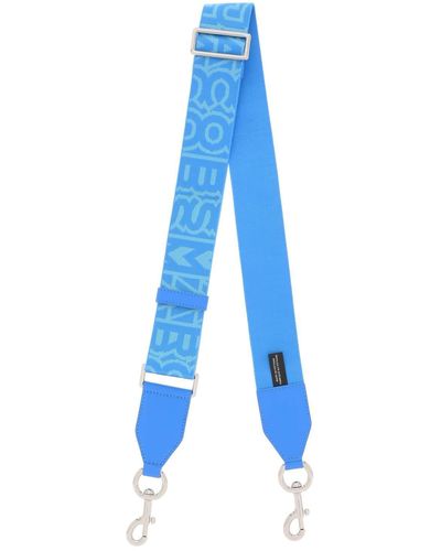 Marc Jacobs Tracolla 'The Logo Webbing Strap' - Blu