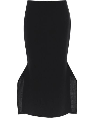 The Row Patillon Midi Skirt - Black