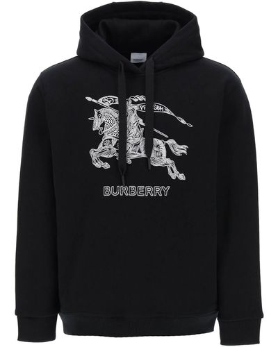 Burberry archive logo shop panelled cotton sweatshirt