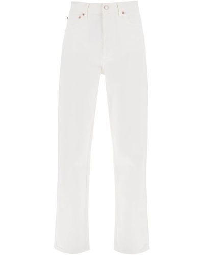 Agolde '90's Pinch Waist' High Rise Waist Jeans - White