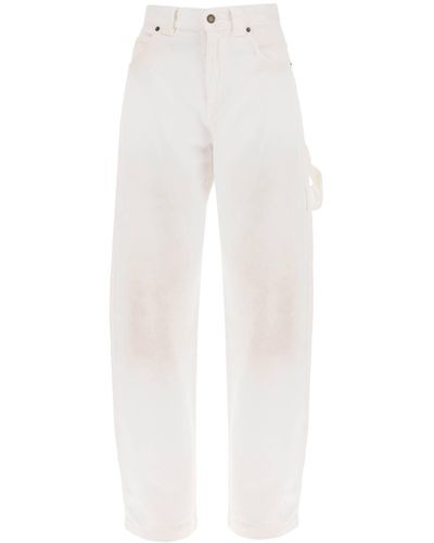 DARKPARK Jeans Cargo 'Audrey' - Bianco