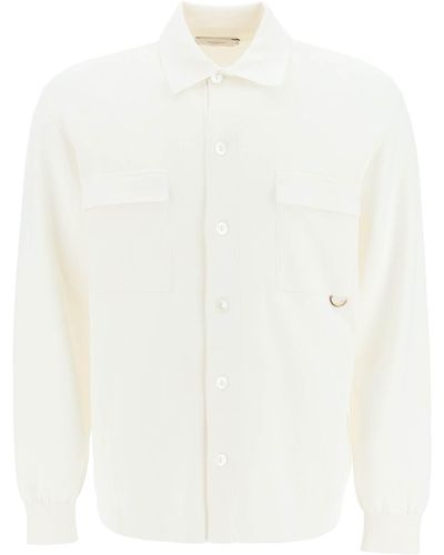 Agnona Soft Silk-blend Shirt - White