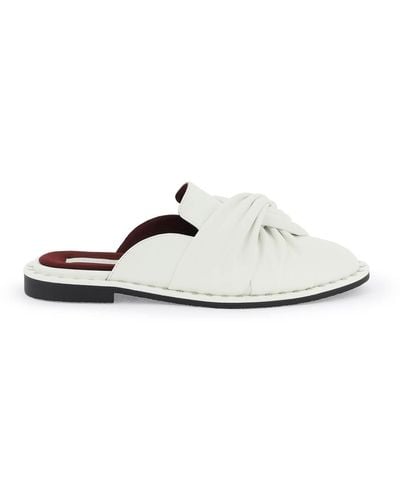 Stella McCartney Mules Con Fasce Incrociate - Bianco