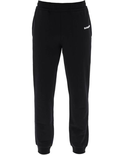 Burberry Addison Joggers In French Terry - Black