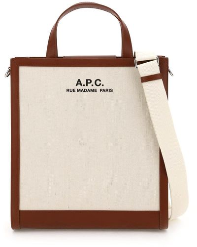 A.P.C. Large 'camille' Tote Bag - Multicolour