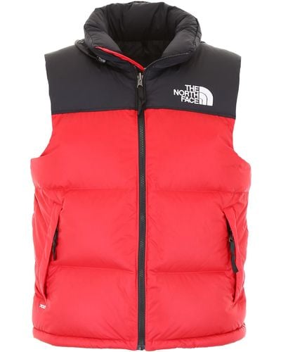 The North Face Nuptse Down Gilet Red
