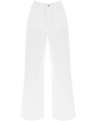 Weekend by Maxmara Cropped Cotton Pants For - White
