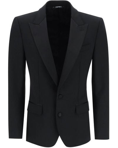 Dolce & Gabbana Single-breasted Tuxedo Jacket - Black