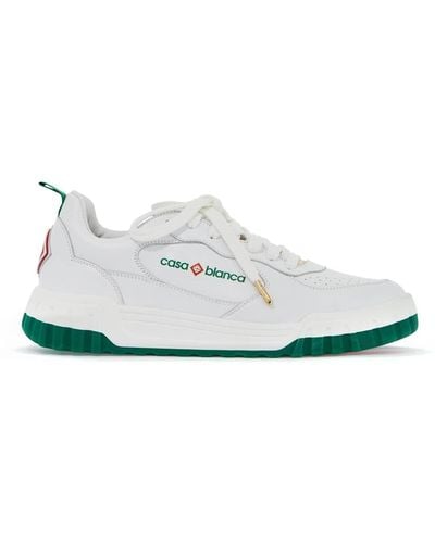 Casablancabrand Leather Court Trainers For A - White
