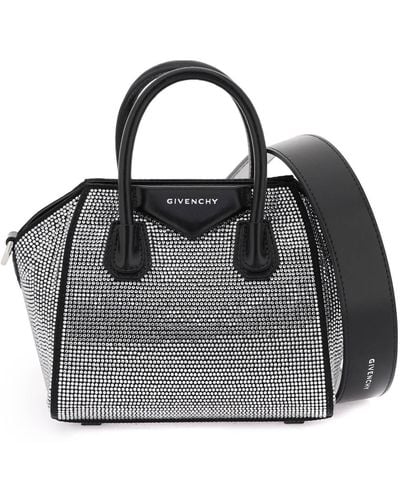 Givenchy Antigona Toy Leather Handbag - Grey