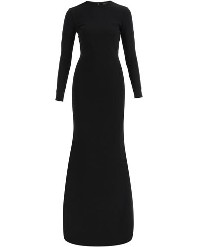 Balenciaga Mermaid Long Dress - Black