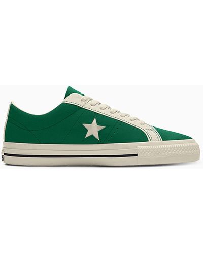 Converse Custom Cons One Star Pro By You - Green