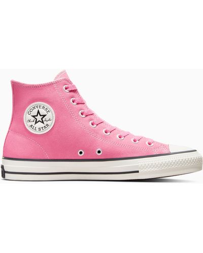 Converse Chuck Taylor Pro Suede White - Pink