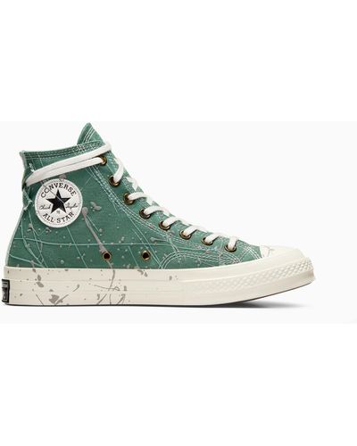 Converse Chuck 70 Paint Splatter - Grün