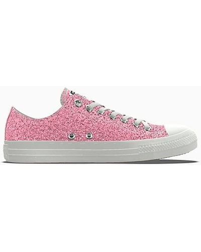 Converse Custom Chuck Taylor All Star Glitter By You - Pink